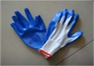 13G nylon nitrile gloves