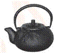 cast iron teapot