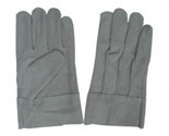 grey cow leather welder glove