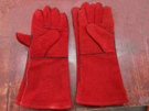 cow split leather weld glove